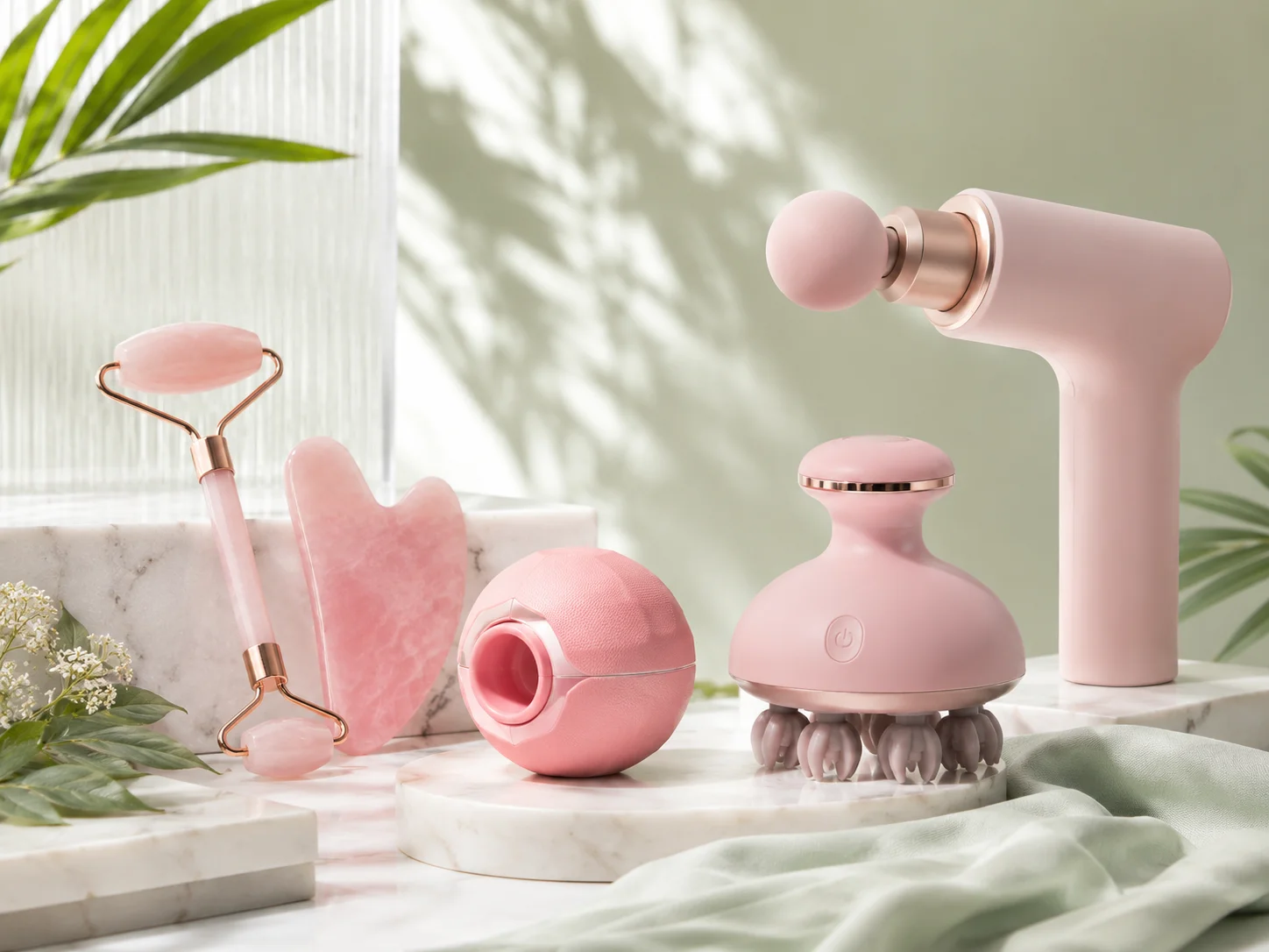 Flowressa face and body massage tools