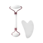 SculptGlow Facial Roller & Heart Gua Sha Massage Set - Image 11