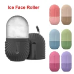 FrostGlow reusable silicone ice face roller and facial contour mold