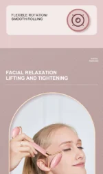 SculptGlow Facial Roller & Heart Gua Sha Massage Set - Image 5
