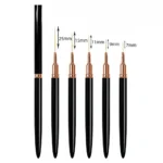 LineCraft Pro 5-Piece Nail Art Liner Brush Set - Image 2