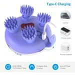 ScalpRelax Pro 4-Node Cordless Electric Scalp Massager - Image 6
