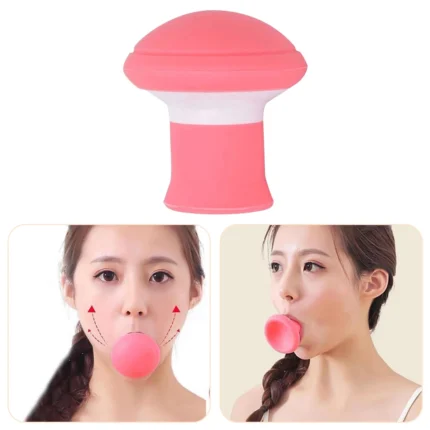 V-Sculpt pink silicone jawline exerciser and facial breathing trainer