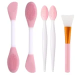 GlowSilk 5-Piece Silicone Face Brush & Mask Applicator Set