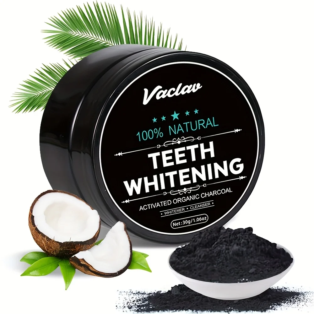 charcoalbright-activated-charcoal-teeth-whitening-powder CharcoalBright coconut activated charcoal teeth whitening powder in black container