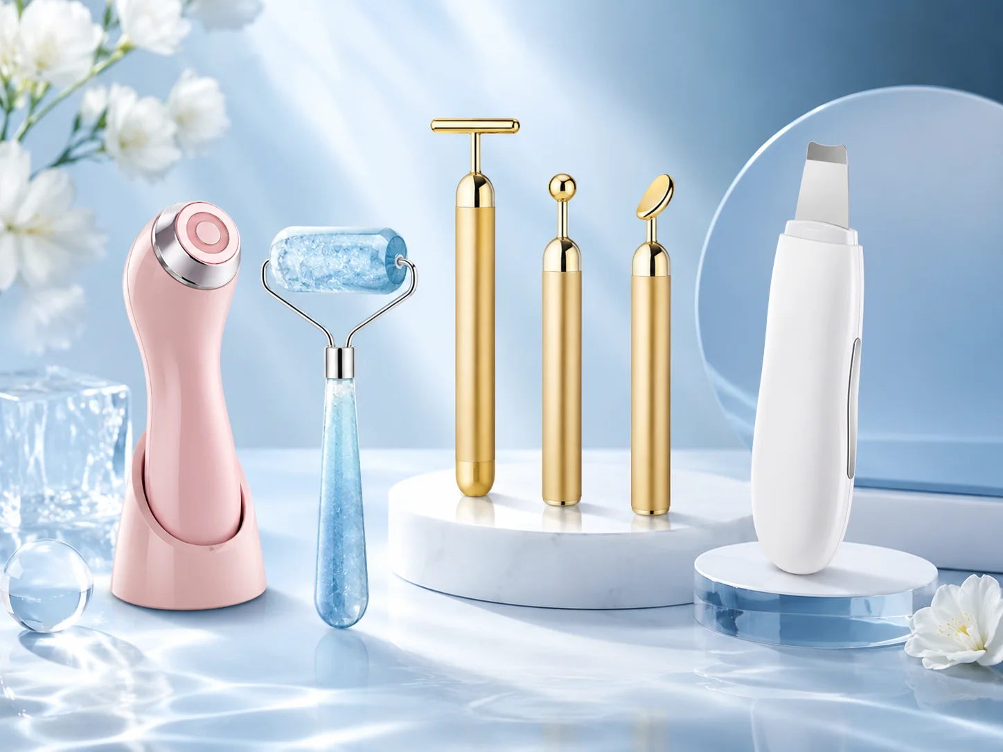 Flowressa skincare tools and beauty devices