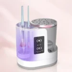 BrushPure Pro 3-in-1 electric makeup brush cleaner dryer and holder