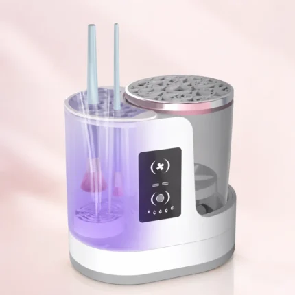 BrushPure Pro 3-in-1 electric makeup brush cleaner dryer and holder