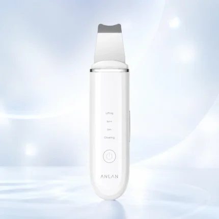 SonicGlow 3-in-1 ultrasonic skin scrubber and facial cleansing spatula