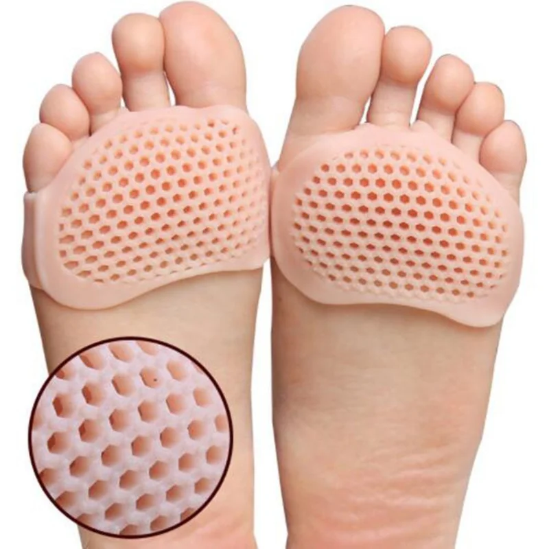 S766d0c07fbce42b18a9b322589e9a0bfe.webp ToeComfort Pro breathable silicone gel forefoot cushion pads for everyday footwear